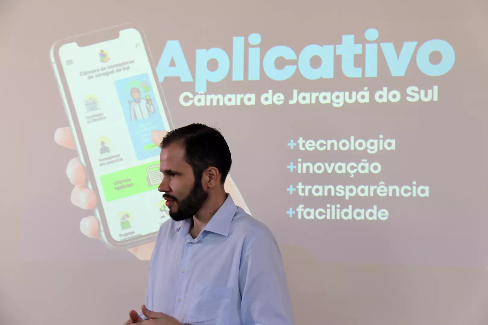 Câmara de Jaraguá do Sul lança aplicativo para aproximar a comunidade do Legislativo